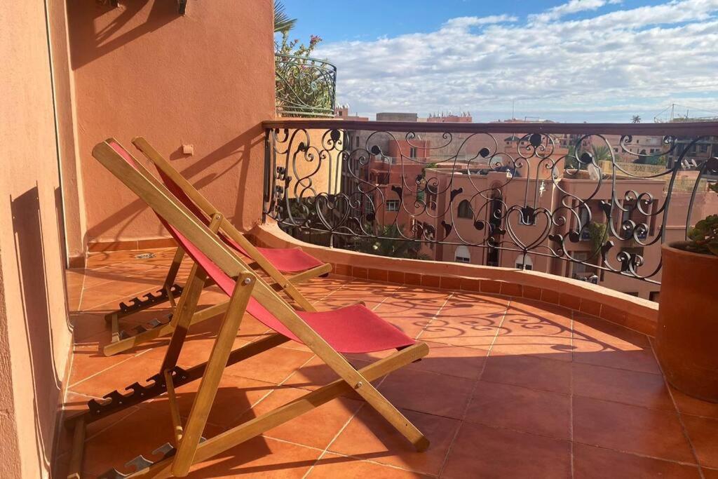 Sunny Terrace & Comfy Beds In Marrakech Apartment Marrakesh Exterior photo